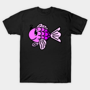 Pinkish Purple Fish T-Shirt